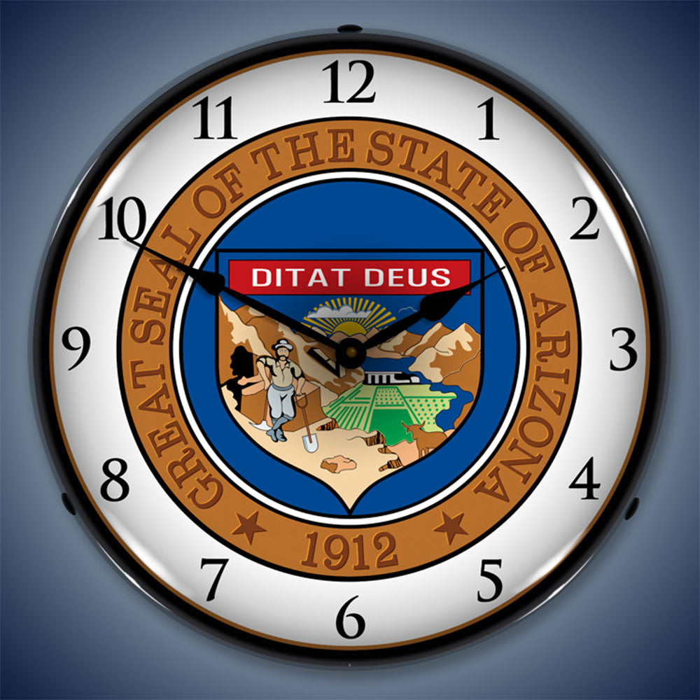 Arizona State Seal 14" LED Wall Clock