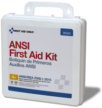 First Aid Only 50 Person Bulk Plastic First Aid Kit, ANSI A+, Type III