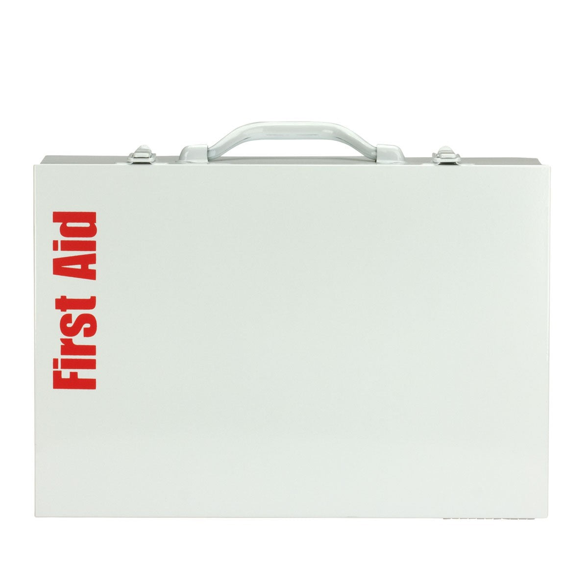 First Aid Only 75 Person 2 Shelf First Aid Metal Cabinet, ANSI A+, Type I and II, with Medications