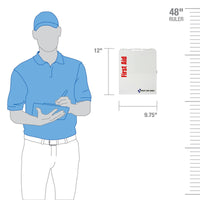 First Aid Only 25 Person Medium Metal Smart Compliance Cabinet without Medications and with Custom Logo
