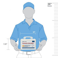 First Aid Only 25 Person Contractor First Aid Kit, ANSI Compliant, Custom Logo