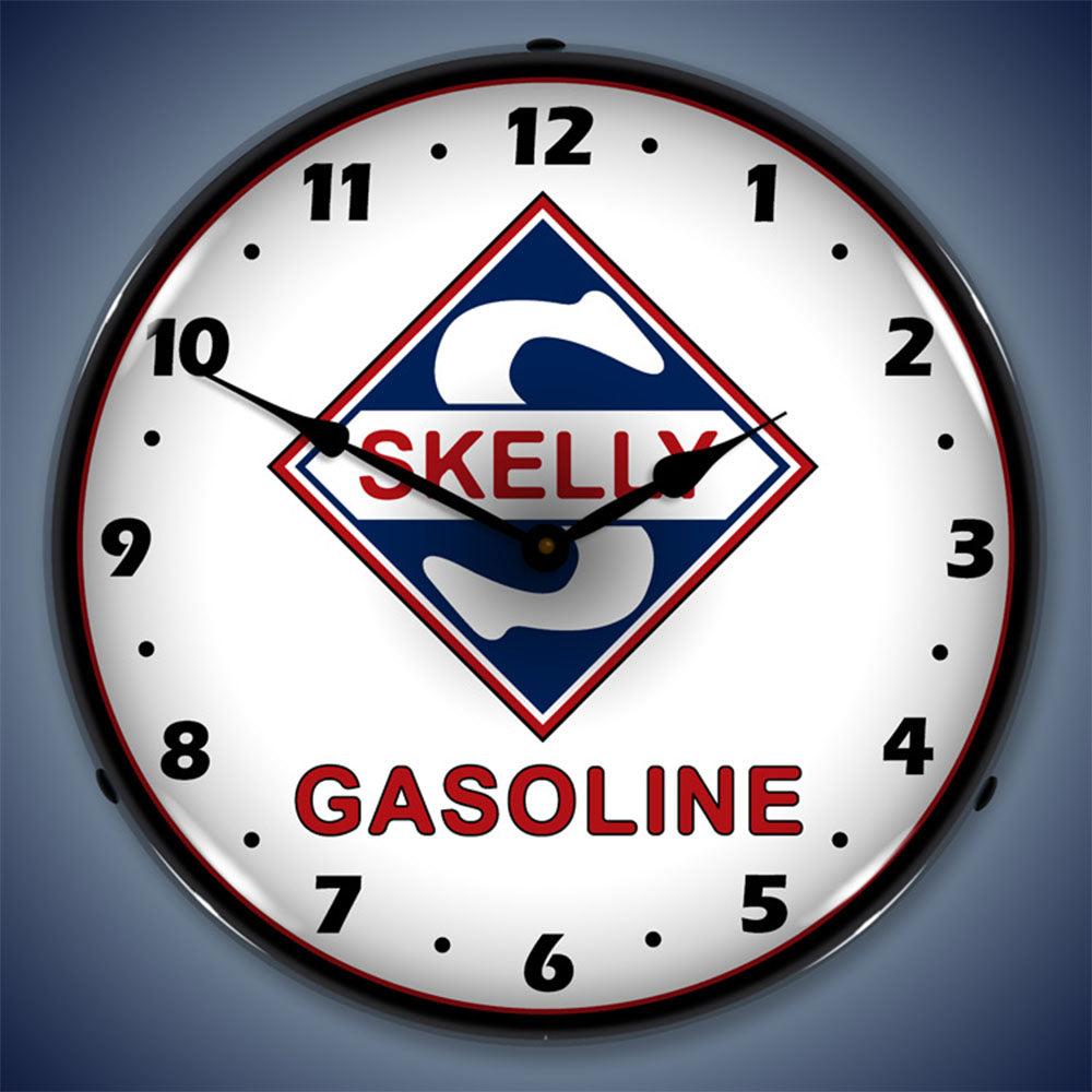 Skelly Gasoline 14" LED Wall Clock