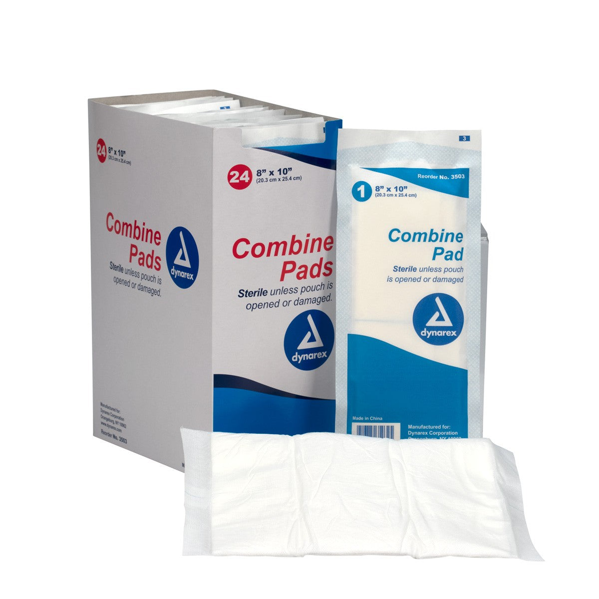 First Aid Only 8" x 10" Trauma Pad, 24 Per Box