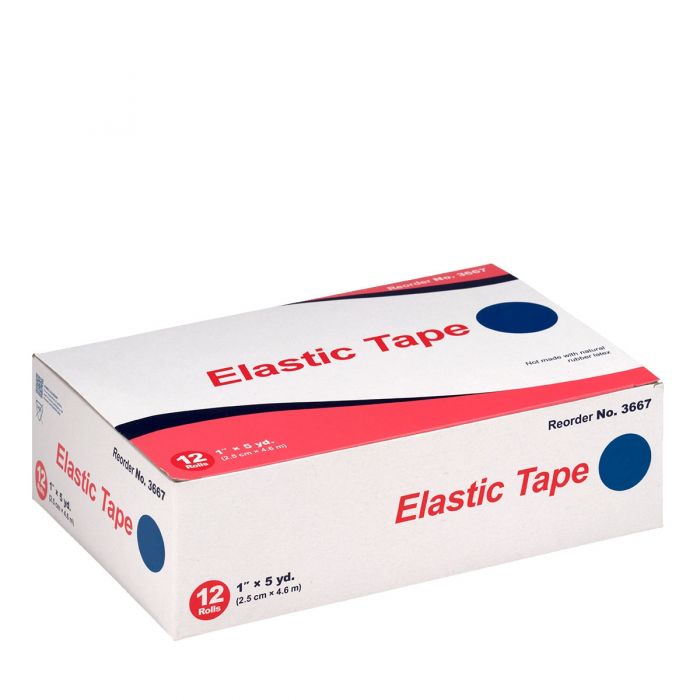 First Aid Only 1" x 5 Yd. Elastic Tape, 12 Per Box