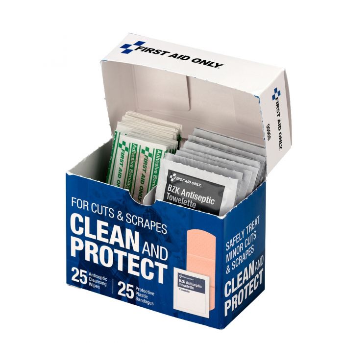 First Aid Only Clean and Protect Wound Care Kit