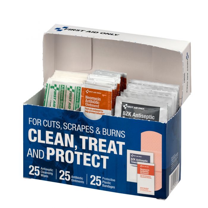 First Aid Only Clean Treat and Protect for Cuts, Scrapes & Burns