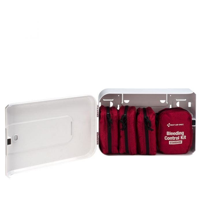 First Aid Only Smart Compliance Complete Plastic Cabinet Bleed Control Station