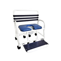 Mor-Medical 30" Deluxe New Era Bariatric Shower Commode Chair, 910 lb. Capacity