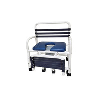 Mor-Medical 30" Deluxe New Era Bariatric Shower Commode Chair, 910 lb. Capacity
