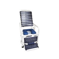 Mor- Medical 20" Deluxe New Era Patent Pending Infection Control, Reclining Shower Chair with Hard Front Seat
