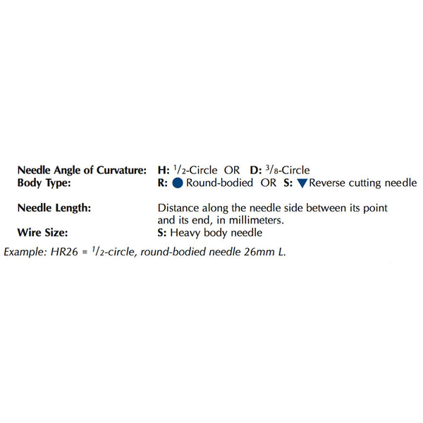 Labs Braunamid with Needle, 3/8 Circle, Reverse Cutting, 30m