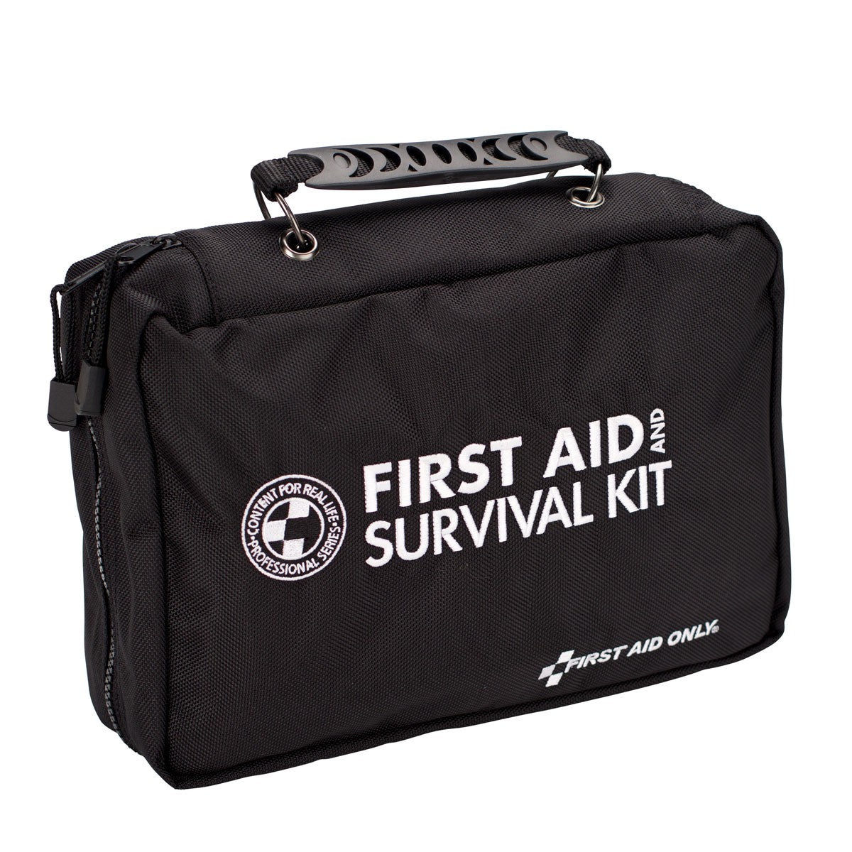 First Aid Only Deluxe Survival First Aid Kit in Ballistic Nylon Black Carry Case