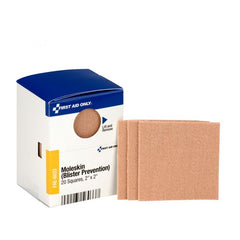 First Aid Only 2" x 2" SmartCompliance Moleskin Blister Prevention Refill, 20 Per Box