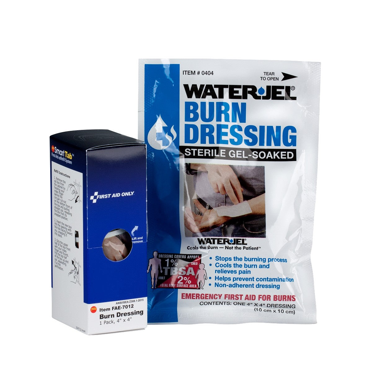 SmartCompliance Refill 4"x4" Burn Dressing, 1 per Box