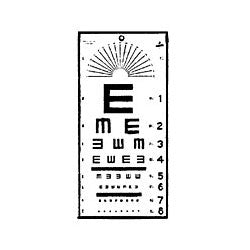 Illiterate Eye Chart