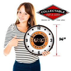 GMC General Motors Trucks 14" LED Wall Clock