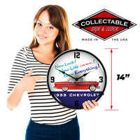 1955 Chevrolet "New Look" 14" LED Wall Clock
