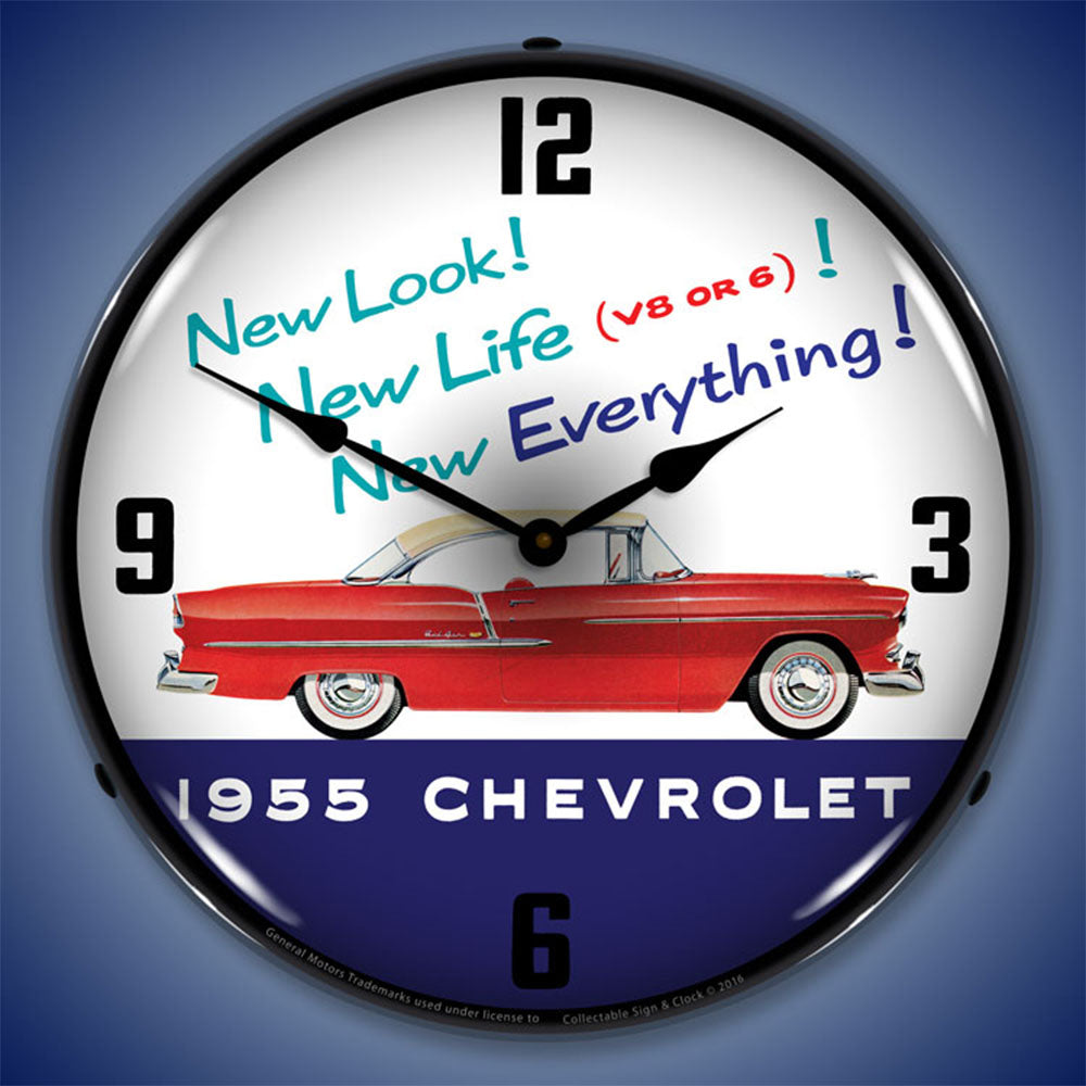 1955 Chevrolet "New Look" 14" LED Wall Clock