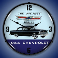 1955 Chevrolet "The One Fifty Series" 14" LED Wall Clock