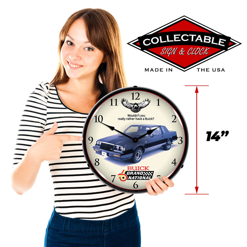 1987 Buick Grand National 14" LED Wall Clock