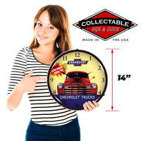 1948 Chevrolet Trucks Advance Design 14" LED Wall Clock