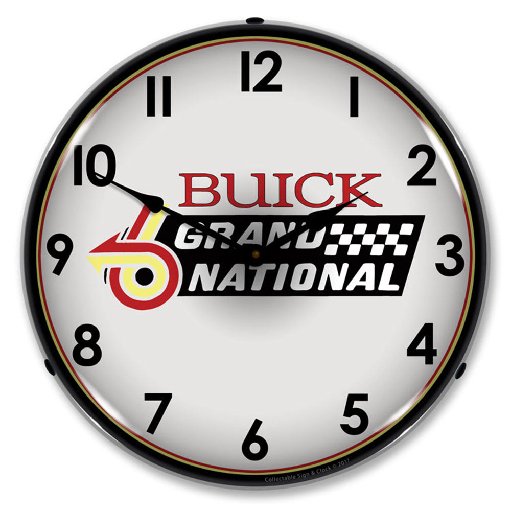 Buick Grand National logo 14" LED Wall Clock