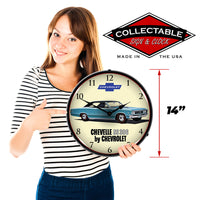 1967 Chevy Chevelle SS 396 14" LED Wall Clock