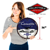 1954 The Corvette by Chevrolet 14" LED Wall Clock
