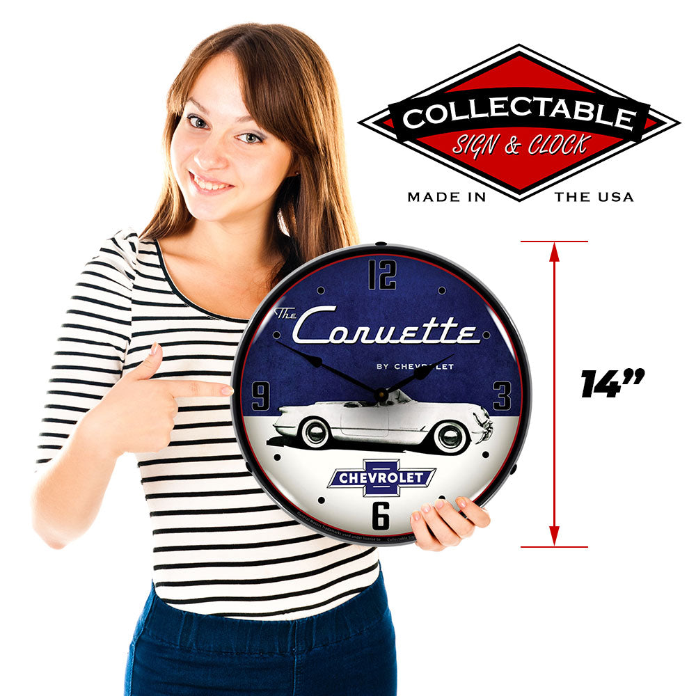 1954 The Corvette by Chevrolet 14" LED Wall Clock