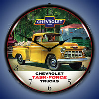 1955 Chevrolet Task Force Trucks 14" LED Wall Clock