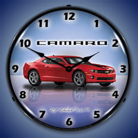 Camaro G5 Red Jewel 14" LED Wall Clock
