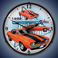 1969 Camaro Z28 14" LED Wall Clock