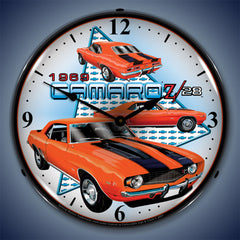 1969 Camaro Z28 14" LED Wall Clock