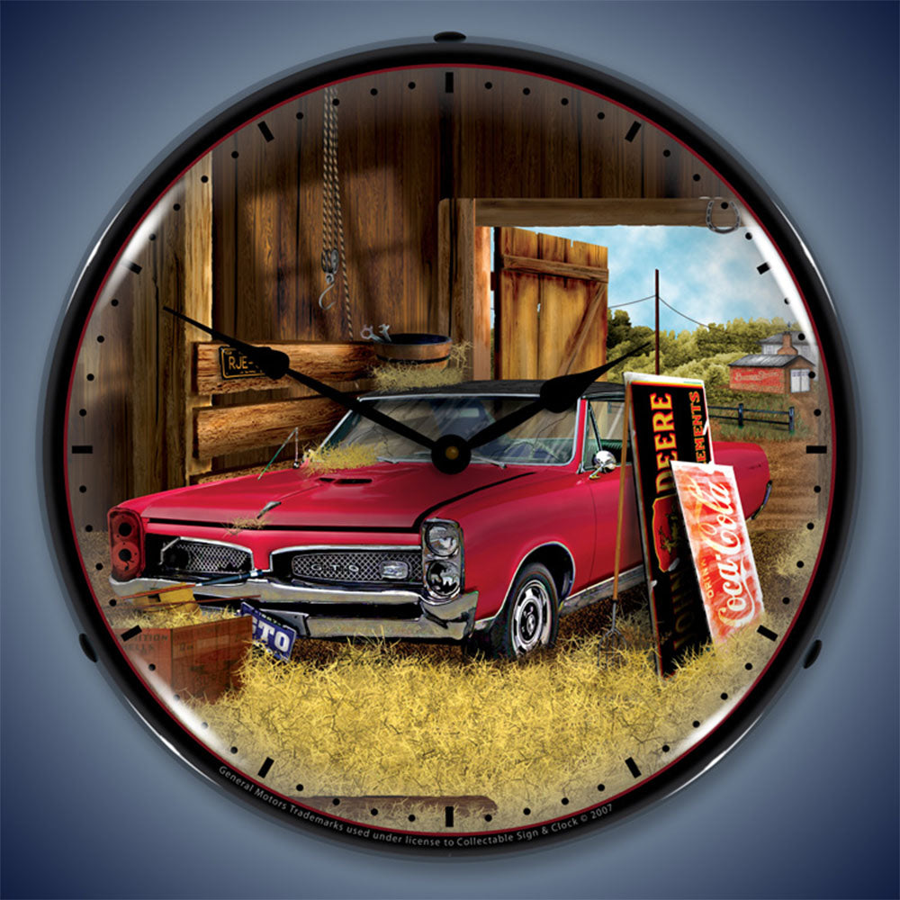 GTO Hidden Treasures 14" LED Wall Clock