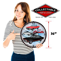 1968 Chevy Chevelle 14" LED Wall Clock