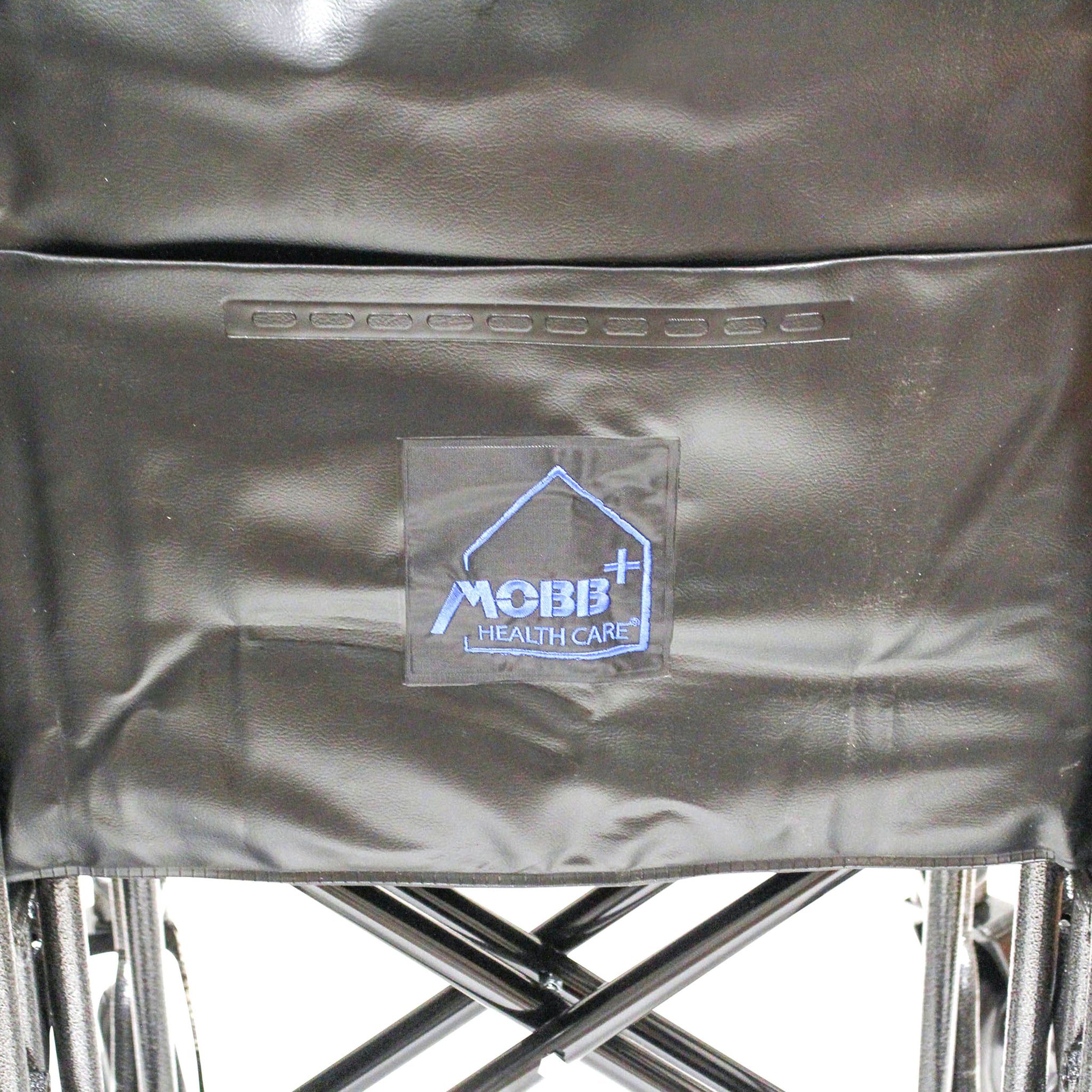 MOBB Bariatric Steel Wheelchair, 22" Seat, Detachable Arm Rest & Elevated Leg Rest