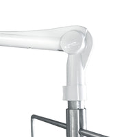 Phillips Safety Mobile Overhead Lead Acrylic Barrier with Torso Cutout and Offset Arm