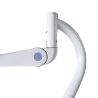 Phillips Safety Mobile Overhead Lead Acrylic Barrier with Torso Cutout and Offset Arm