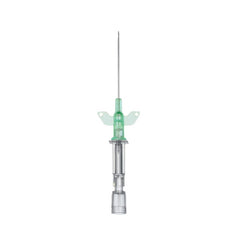 Jorgensen Labs Braun Introcan IV Catheter with  Wings, 18g x 1 3/4³, Green