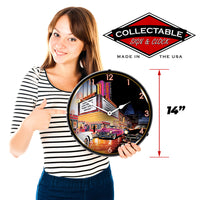 Esquire Theatre 14" LED Wall Clock