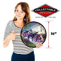 Shade Tree Mechanic 14" LED Wall Clock