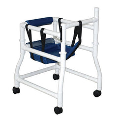 MJM PVC Height-Adjustable Stroller/Walker, 250 lb Capacity