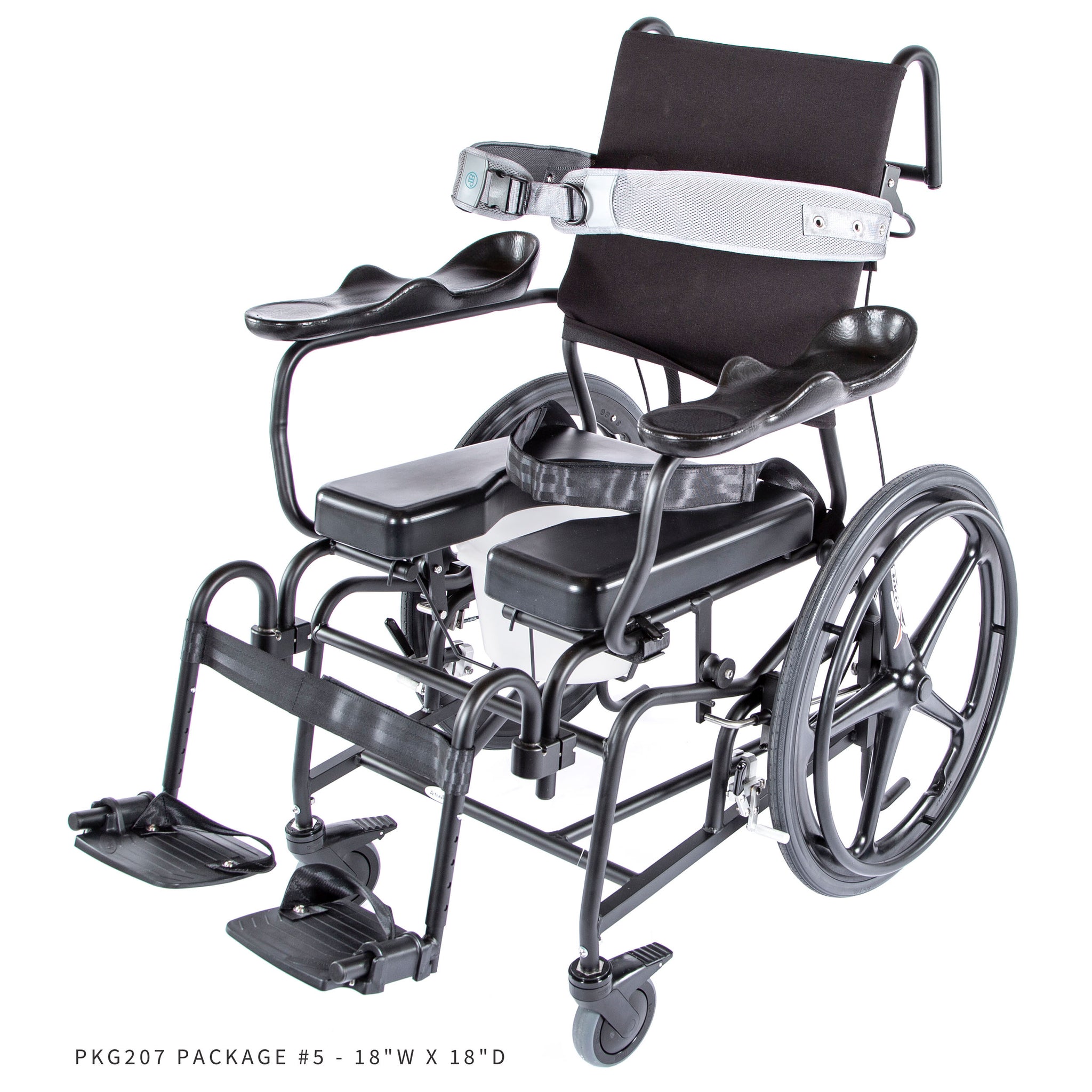 ActiveAid 285 Rehab Shower/Commode Chair-Tilt (Package Deals)
