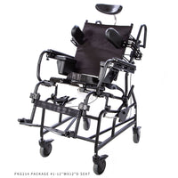 ActiveAid 1218 Pediatric Rehab Shower/Commode Chair-Tilt (Package Deals)