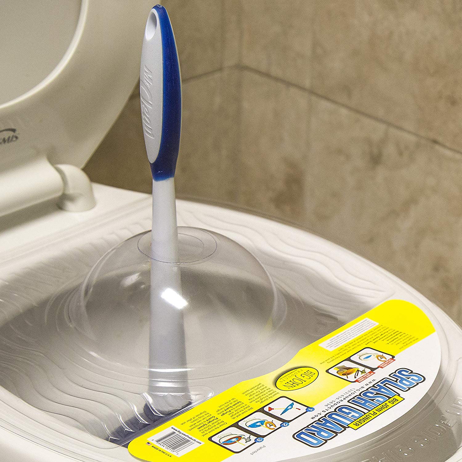Big John Plunger Splash Guard (3 Packs)