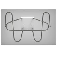 Phillips Safety Wall Mounted Chrome Lead Apron and Glove Holder