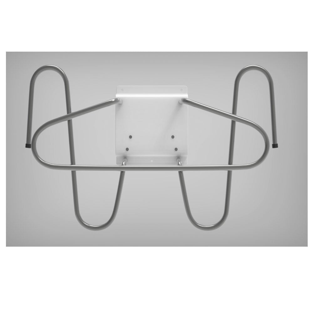 Phillips Safety Wall Mounted Chrome Lead Apron and Glove Holder
