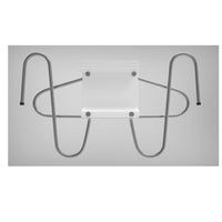 Phillips Safety Wall Mounted Chrome Lead Apron and Glove Holder