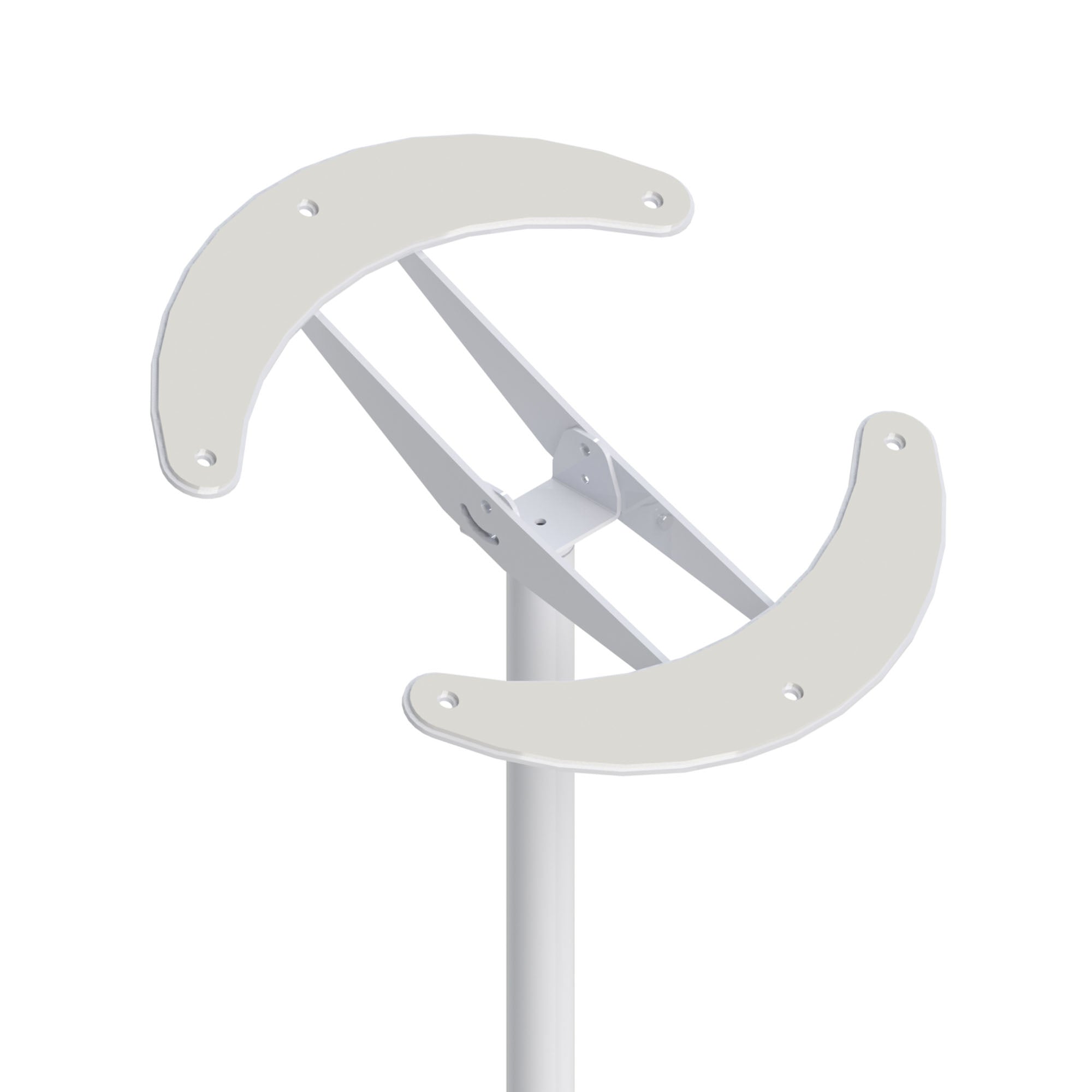 Healthcraft SuperPole⢠with Angled Ceiling Plate