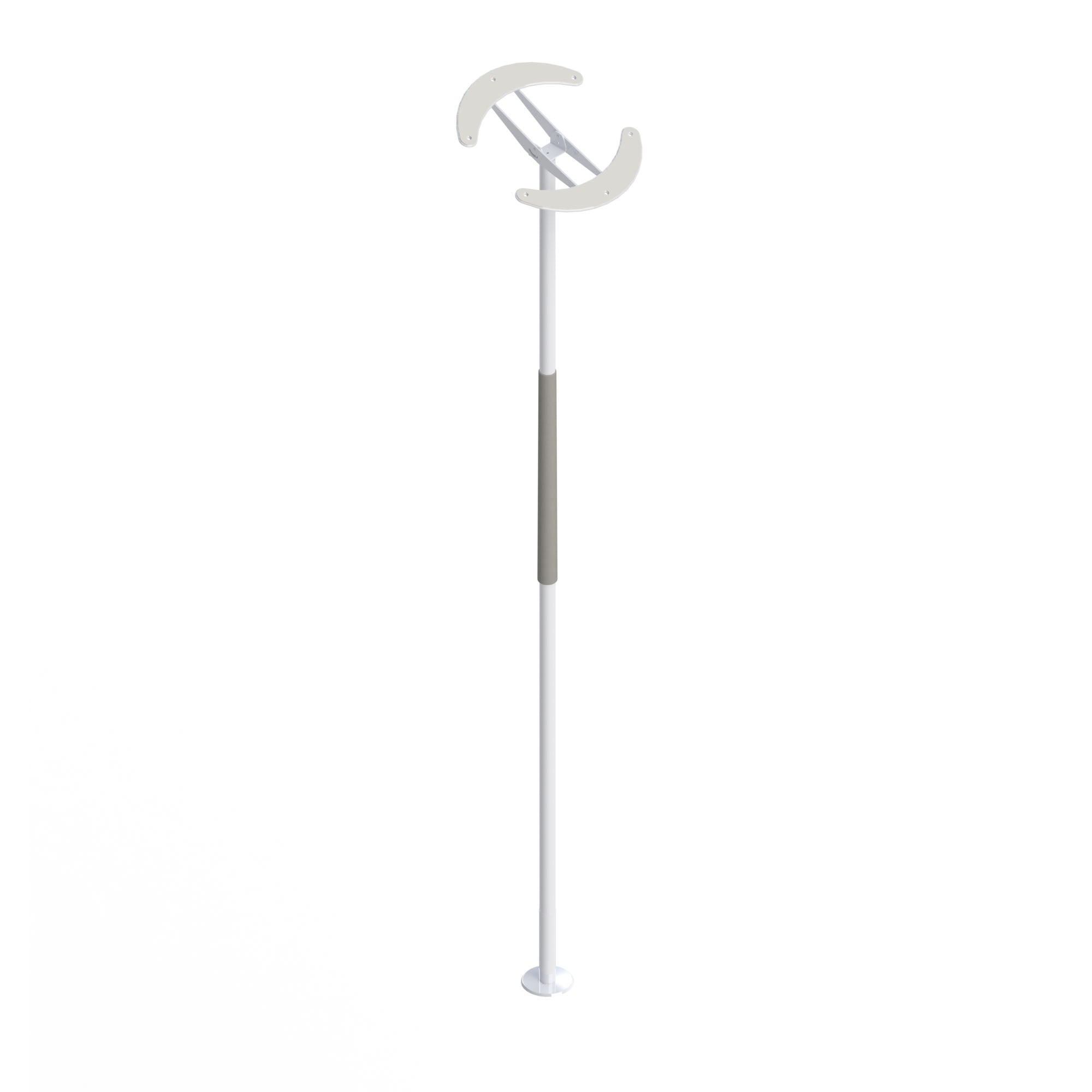 Healthcraft SuperPole⢠with Angled Ceiling Plate